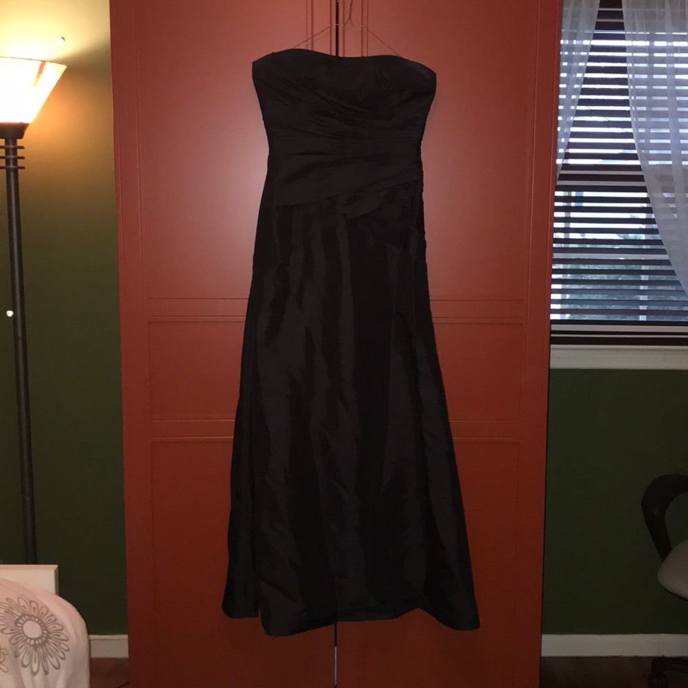 Strapless gown